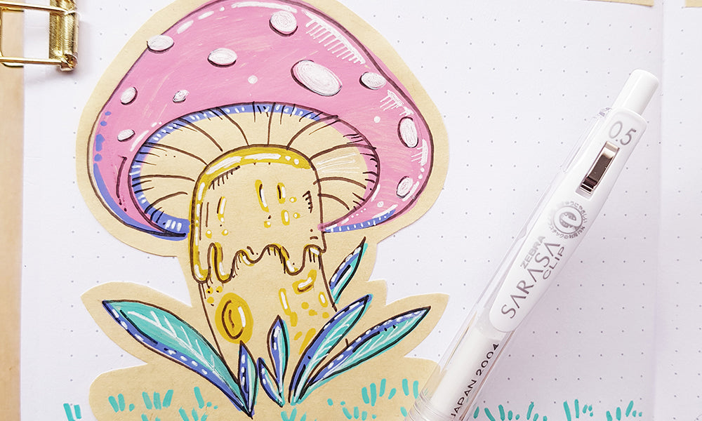 Guest Blogger: How to create a bullet journal spread by @artbyadorel