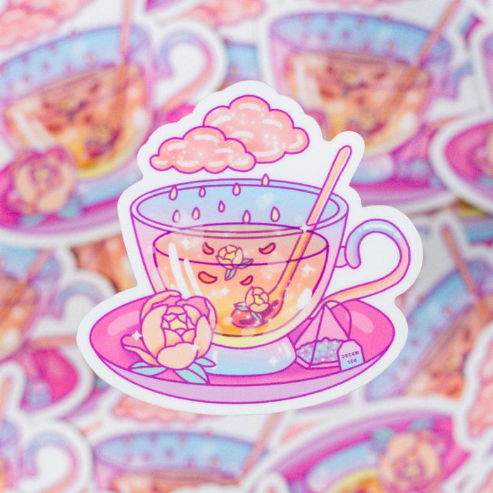 Teacup Vinyl Sticker
