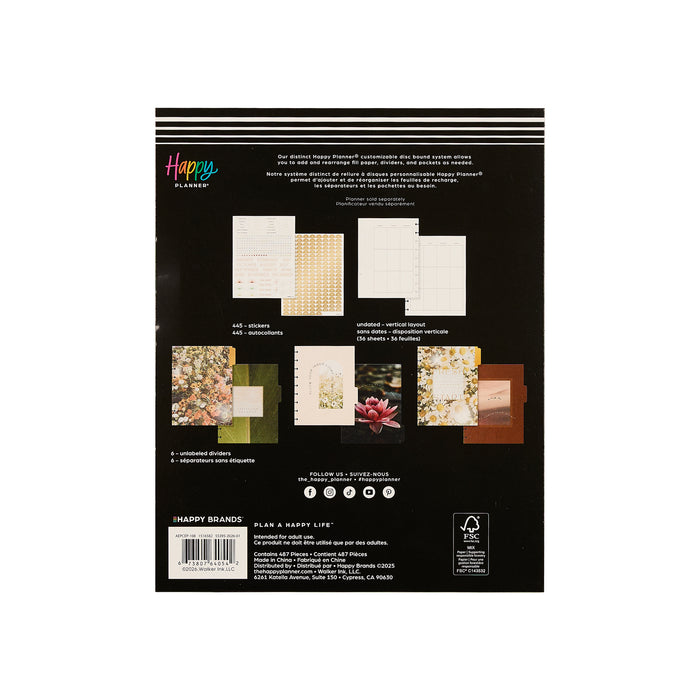 The Happy Planner CLASSIC Undated Calendar Extension - Modern Nature