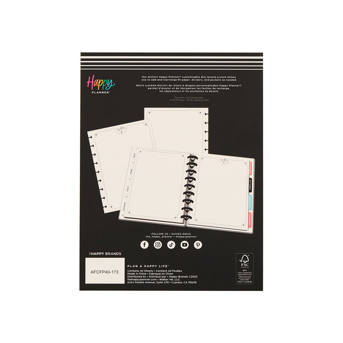 The Happy Planner 'Eternal Stars' CLASSIC Filler Paper