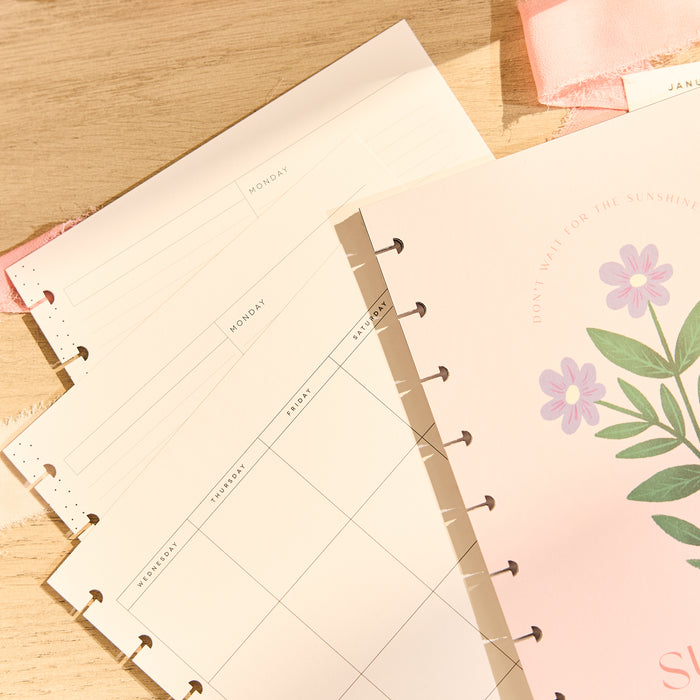 The Happy Planner CLASSIC Undated Calendar Extension - Spring Tapestry