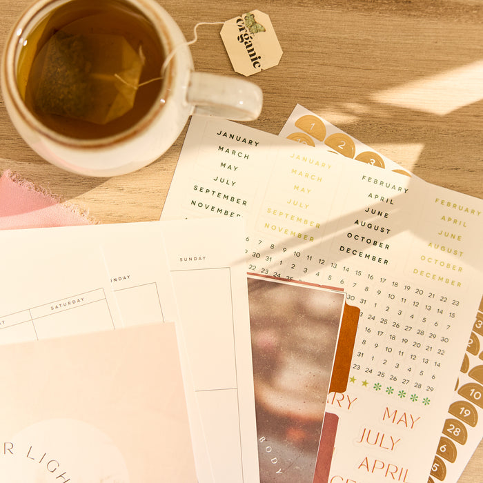 The Happy Planner CLASSIC Undated Calendar Extension - Modern Nature