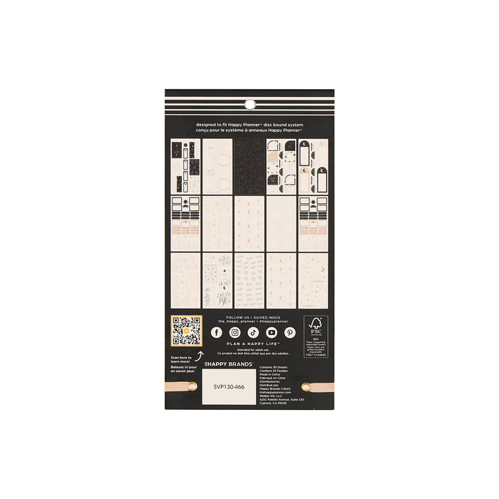 The Happy Planner CLASSIC Value Pack Stickers - Eternal Stars - 30 Sheets