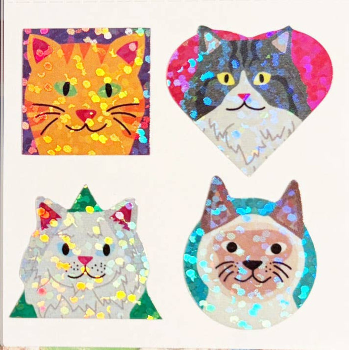 Sparkle Stickers - Cats Learn Shapes