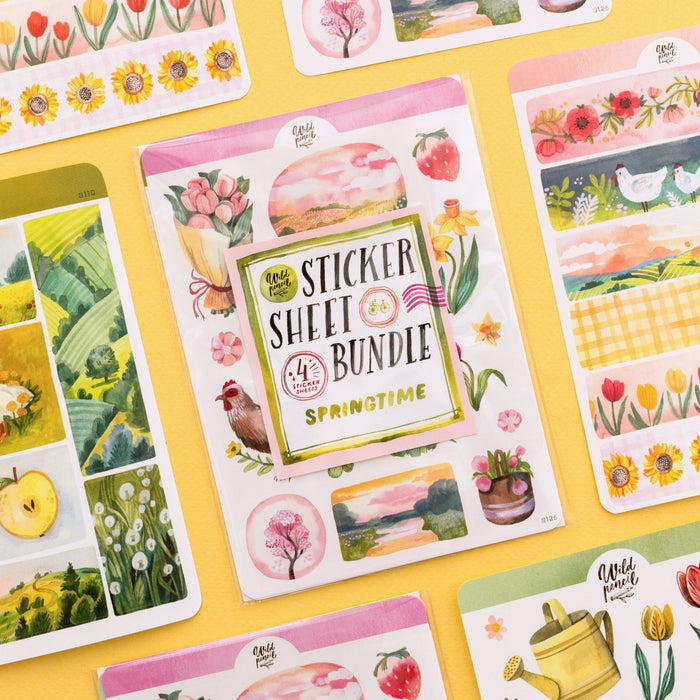 Sticker Sheet Bundle — Springtime