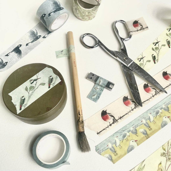 Black Cockatoos Washi Tape - 30mm