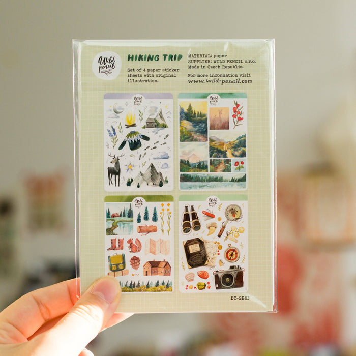 Sticker Sheet Bundle — Hiking Trip