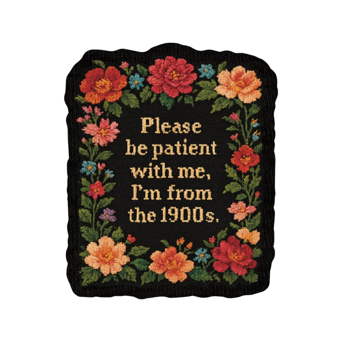 Please Be Patient Needlework Vinyl Sticker
