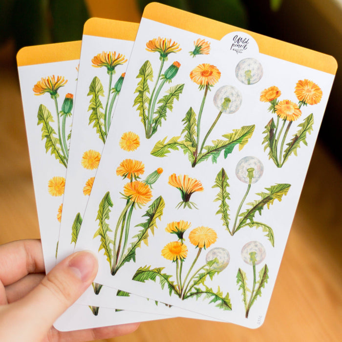 Sticker Sheet — Dandelions