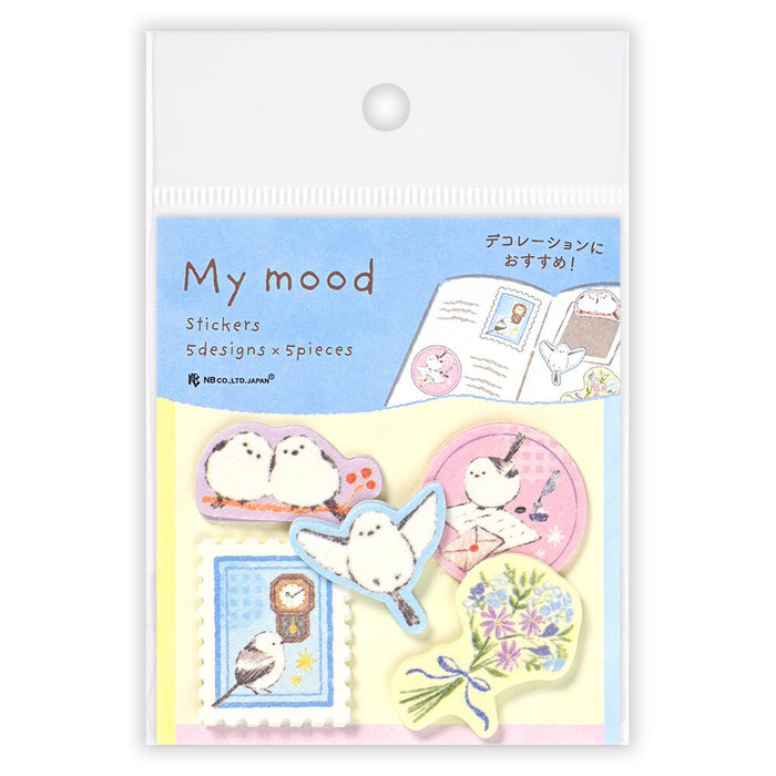 'My Mood' Series Flake Stickers - Blue
