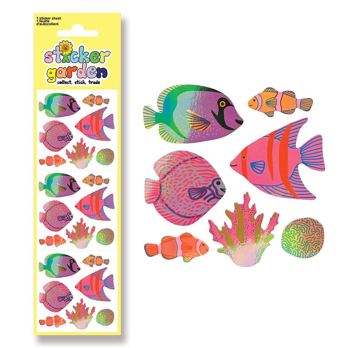 Pearl Stickers - Colourful Tropical Fish