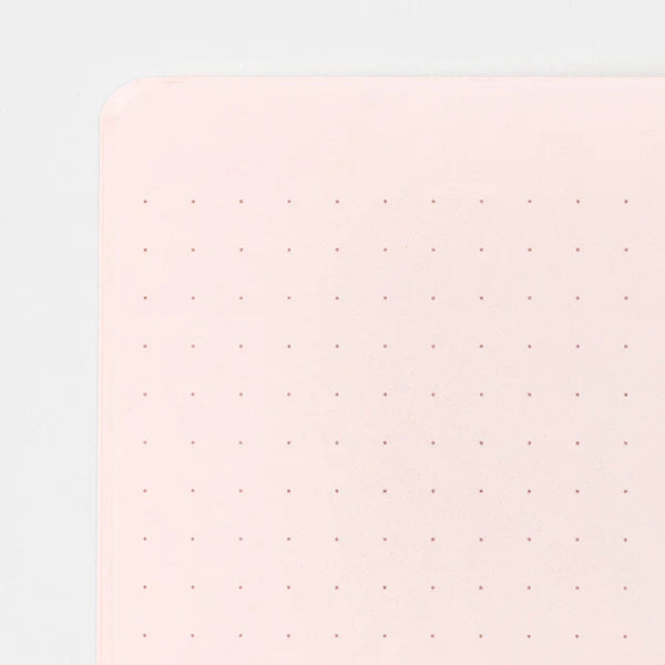 Midori A5 Colour Notebook - Dot Grid - Pink
