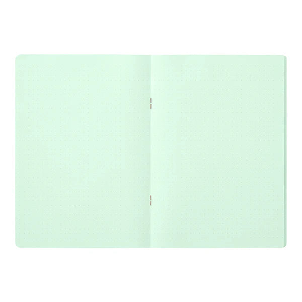 Midori A5 Colour Notebook - Dot Grid - Green