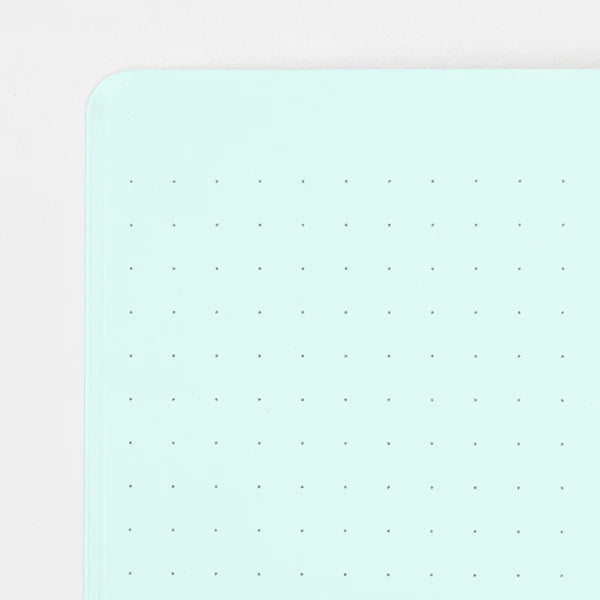 Midori A5 Colour Notebook - Dot Grid - Blue