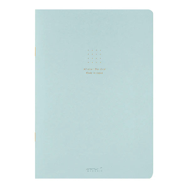 Midori A5 Colour Notebook - Dot Grid - Blue
