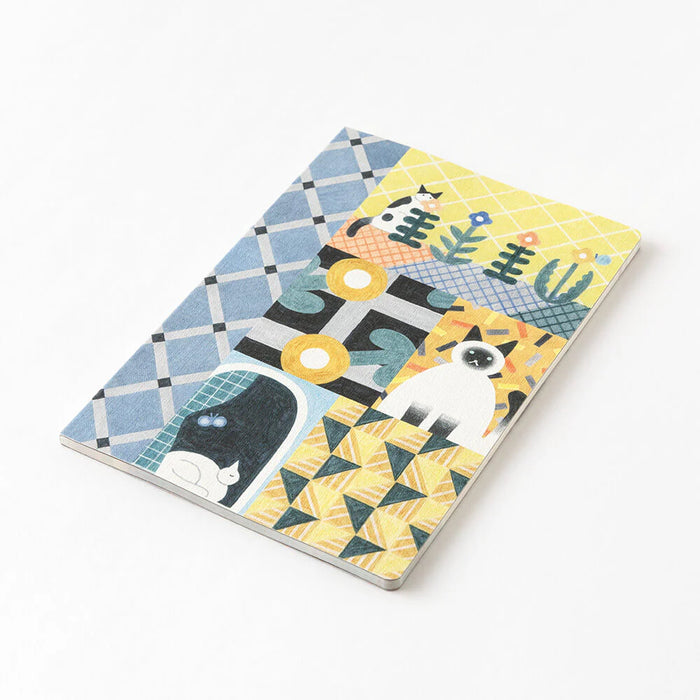 Midori Yuru Log B6 Notebook - Cat