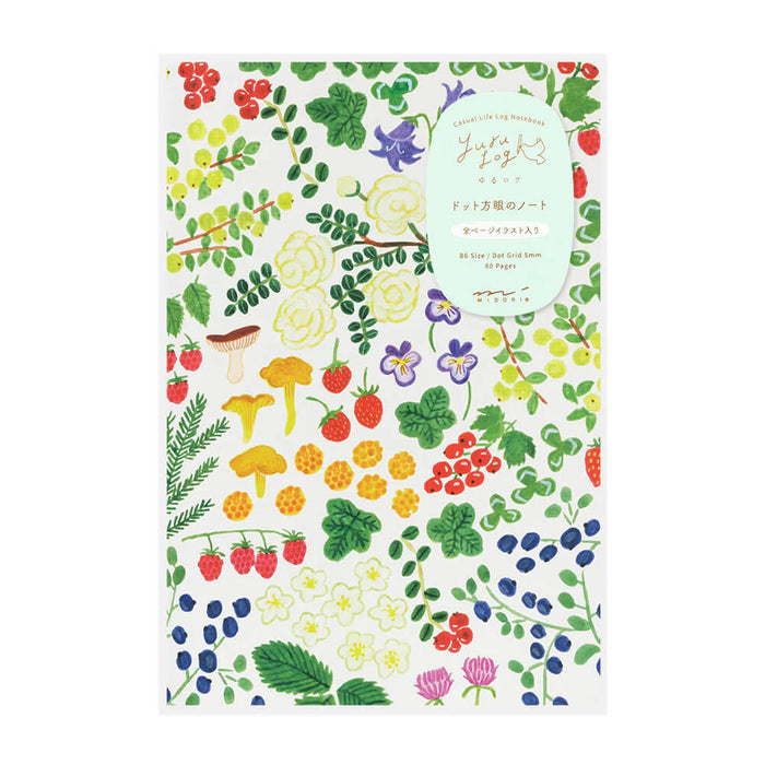 Midori Yuru Log B6 Notebook - Nordic