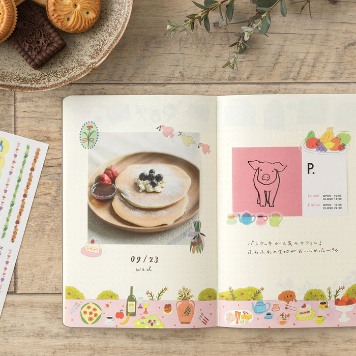 Midori Yuru Log 2 Sheet Sticker Set - My Life
