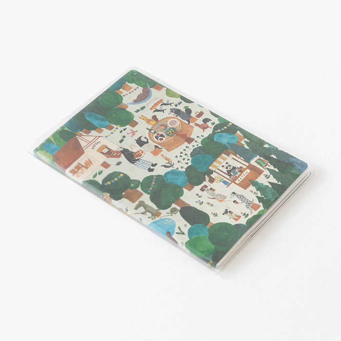 Midori Yuru Log Clear Notebook Cover B6