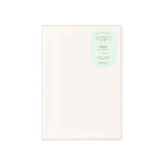 Midori Yuru Log Clear Notebook Cover B6