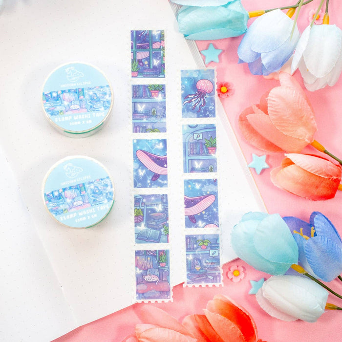 Reading Room Stamp Washi Tape