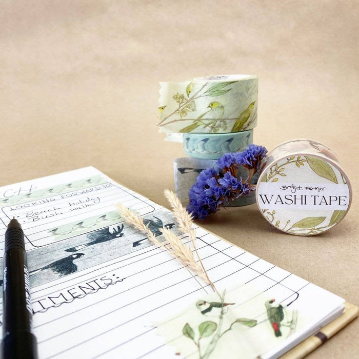 Black Cockatoos Washi Tape - 30mm