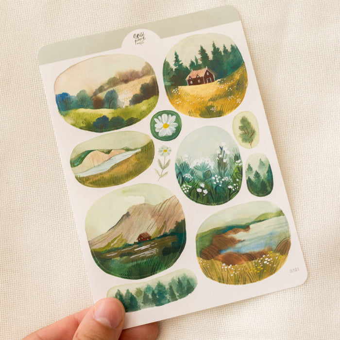 Sticker Sheet — Windows Into Scotland
