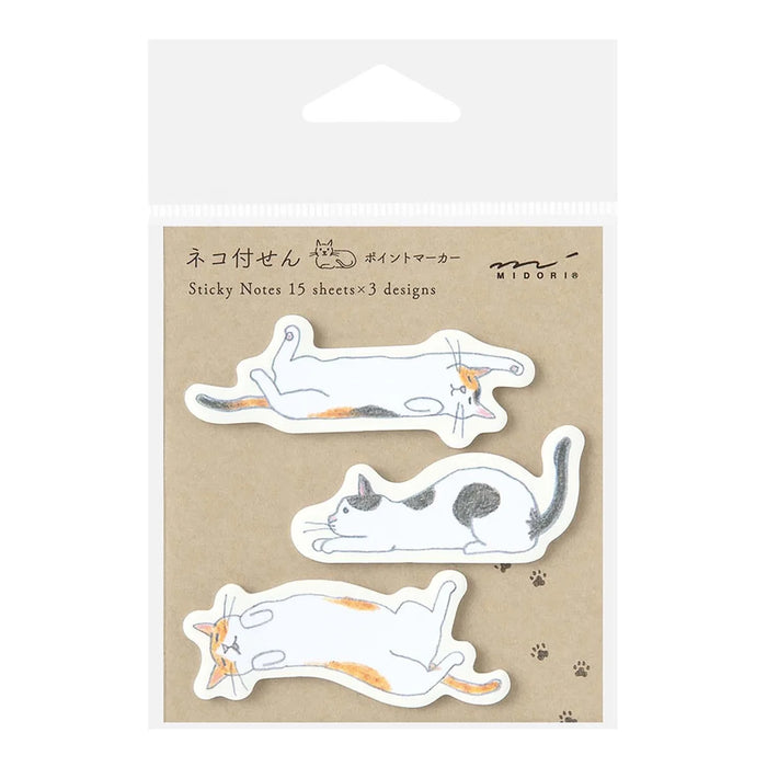 Sticky Notes - Cat Stretching