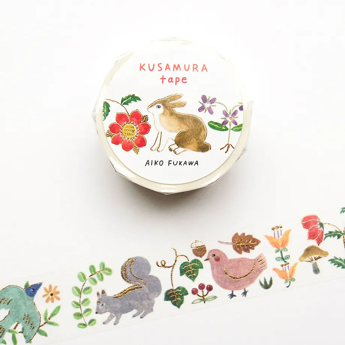 Aiko Fukawa Foil-Stamped Washi Tape - Kusamura
