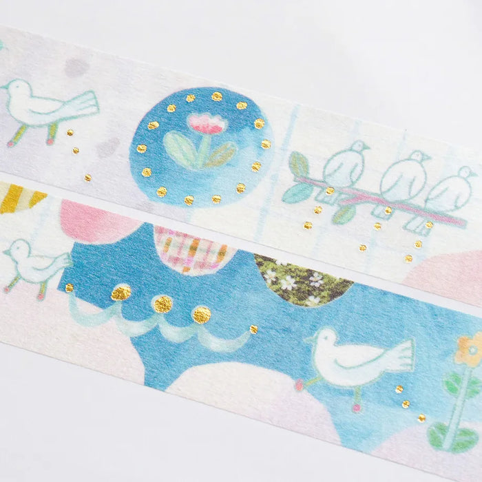 Chihiro Sonoda Foil-Stamped Washi Tape - Tori no Otoshimono