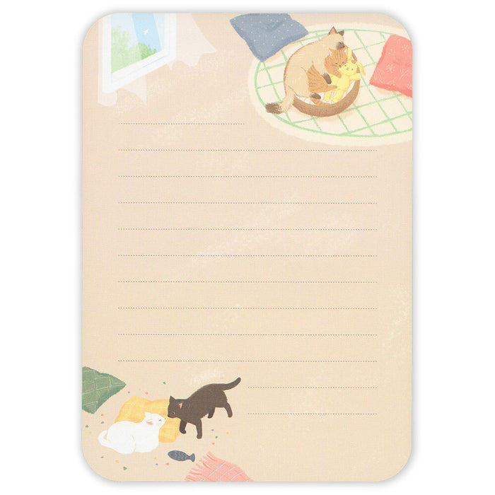 'Nyantomo' Series Letter Writing Set - Sleeping Cats