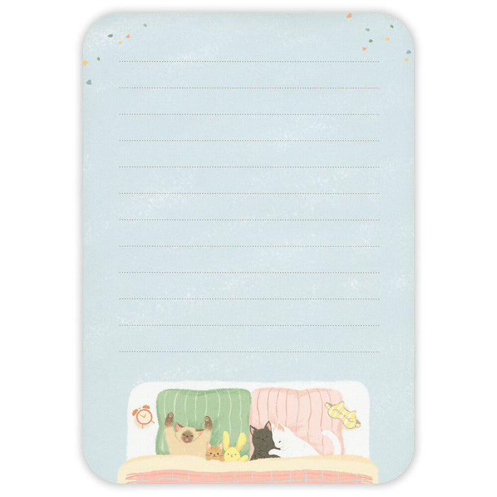 'Nyantomo' Series Letter Writing Set - Sleeping Cats