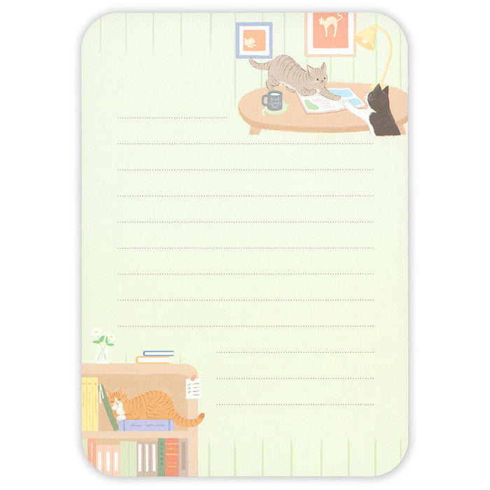 'Nyantomo' Series Letter Writing Set - Attention Seeking Cats