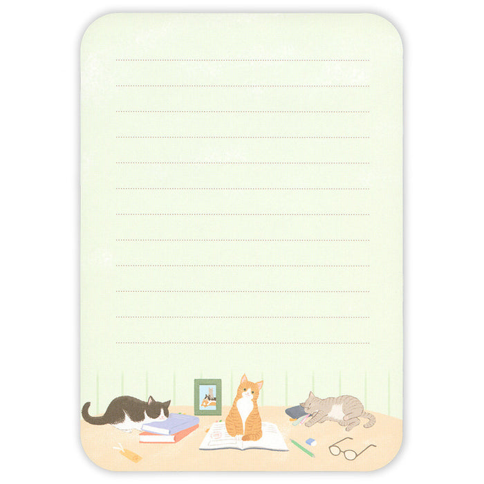 'Nyantomo' Series Letter Writing Set - Attention Seeking Cats