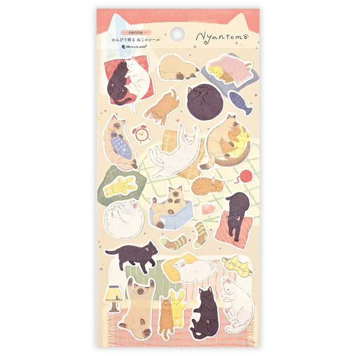 'Nyantomo' Series Stickers - Sleeping Cats