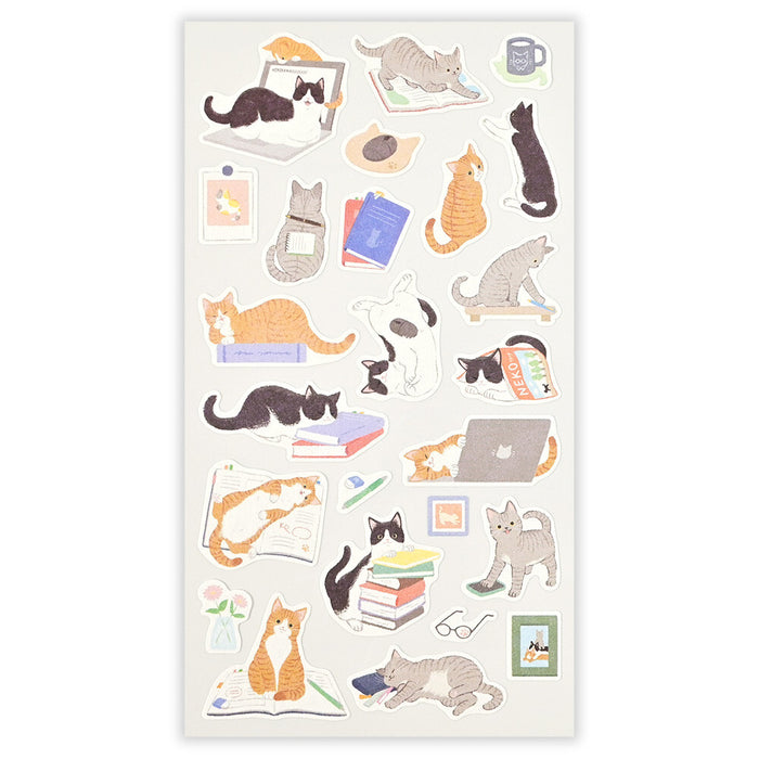 'Nyantomo' Series Stickers - Attention Seeking Cats