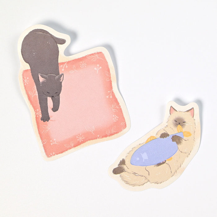 'Nyantomo' Series Sticky Note Set - Sleeping Cats