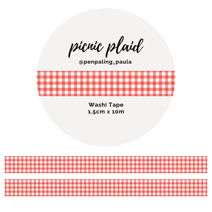 Picnic Plaid - Washi Tape