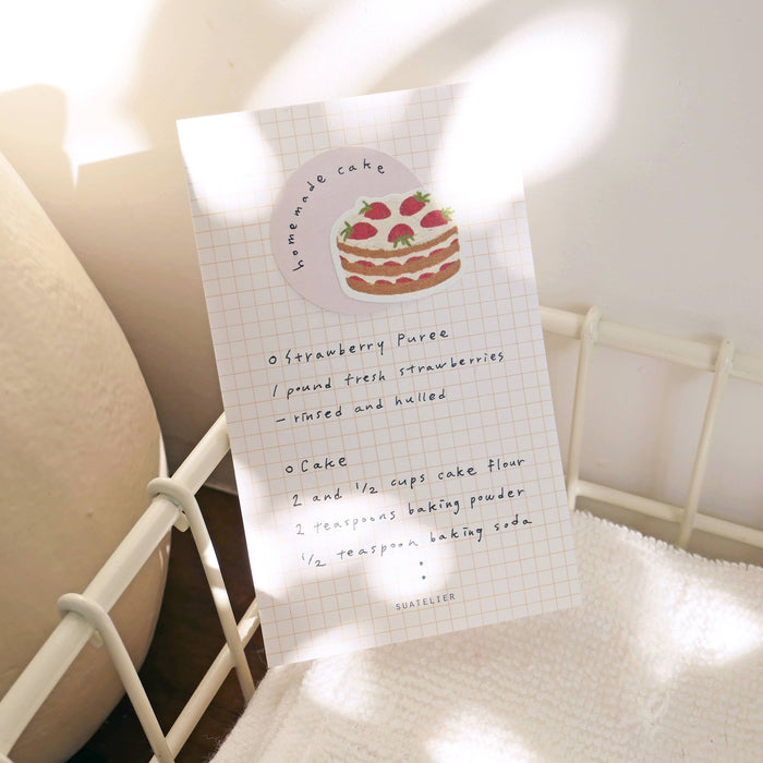 Flake Stickers - Sweet Cake