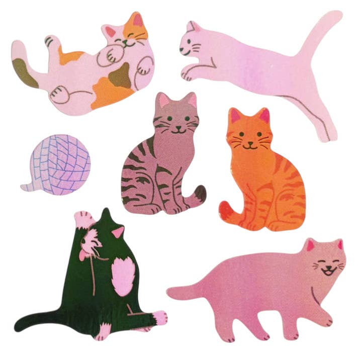 Pearl Stickers - Cats