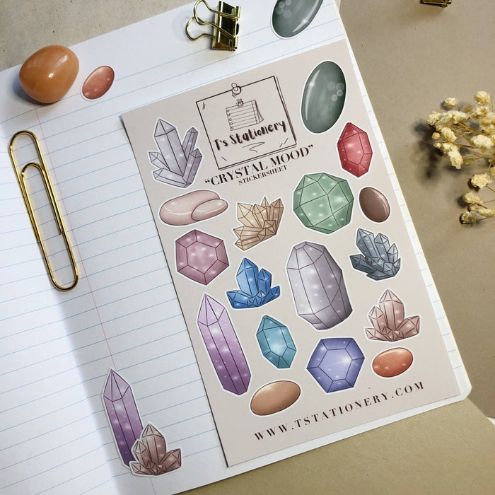 Crystal Mood Sticker Sheet