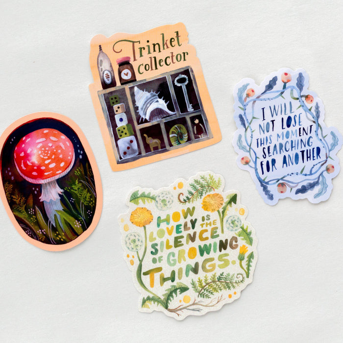 Vinyl Sticker — Trinket Collector