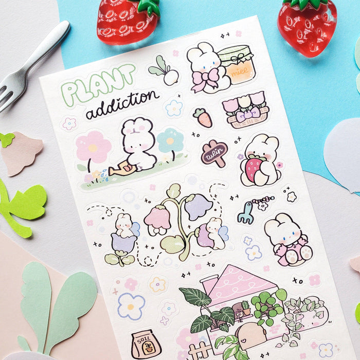 Plant Addiction Sticker Sheet