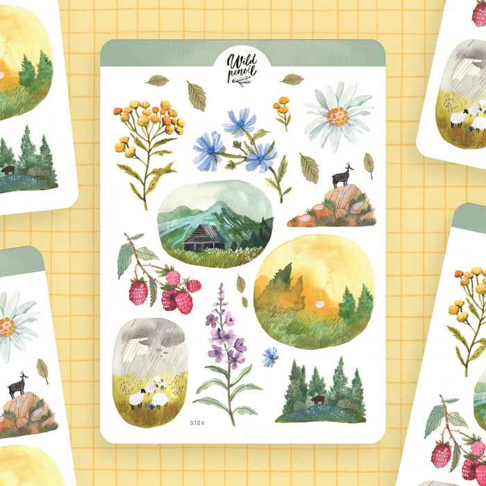 Sticker Sheet — Summer In Tatra Mountains