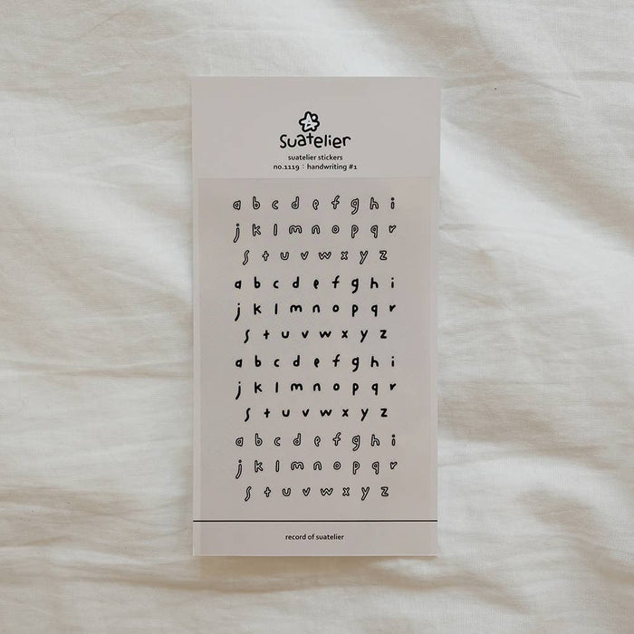 Daily Deco Stickers - Handwriting #1
