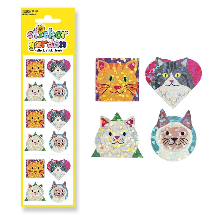 Sparkle Stickers - Cats Learn Shapes