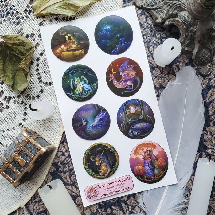 The Dragon Realm Sticker Sheet