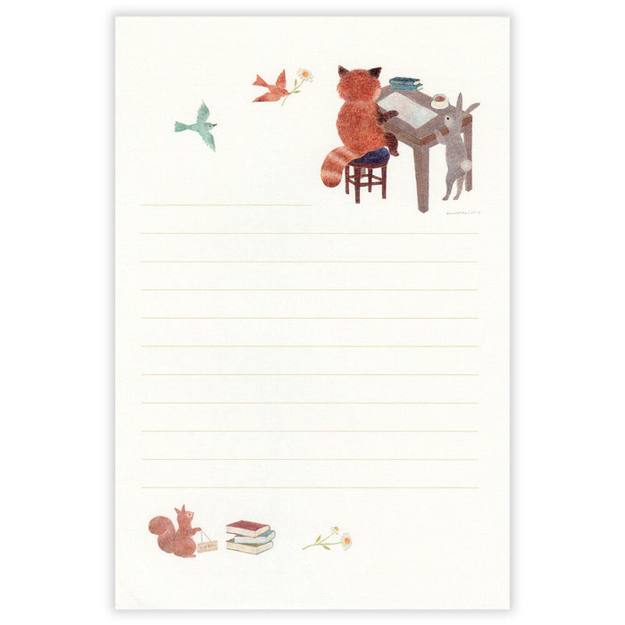 Letter Writing Pad - Bookstore in the Forest