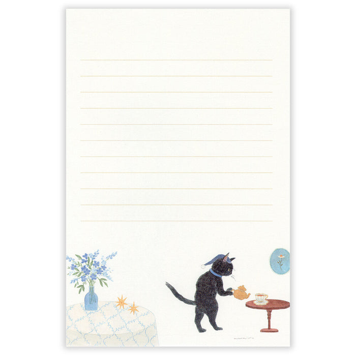 Letter Writing Pad - Late-Night Cat