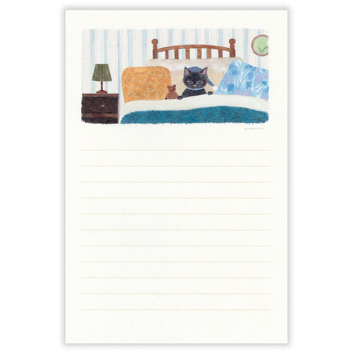 Letter Writing Pad - Late-Night Cat